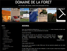 Tablet Screenshot of gitelaforet.fr